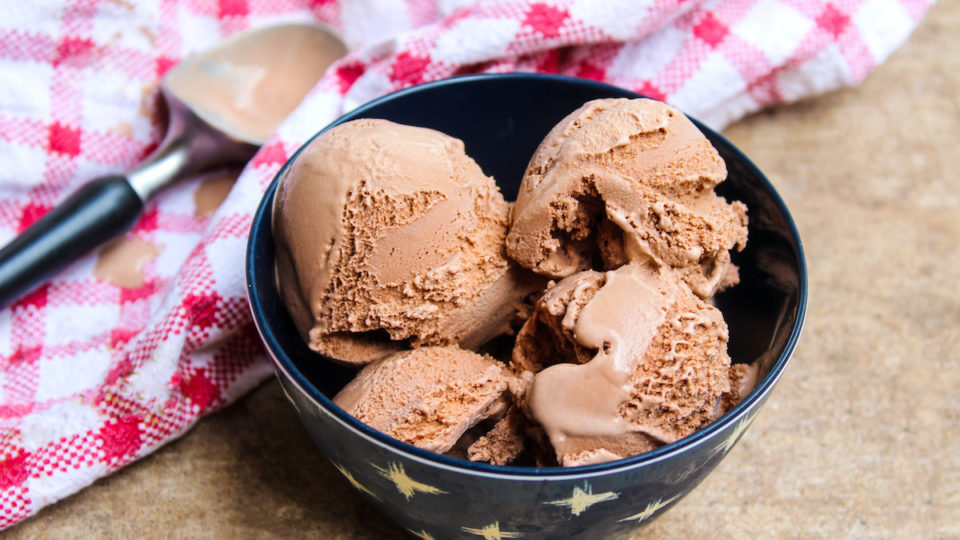 No Ice Cream Maker Healthy Low Carb Ice Cream Using Only THREE Ingredients!