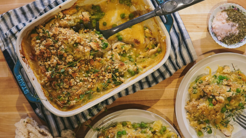 Use Up Your Leftovers with this Low-Carb Turkey Tetrazzini