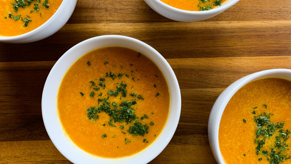 Warm Up with this Creamy Carrot and Ginger Soup