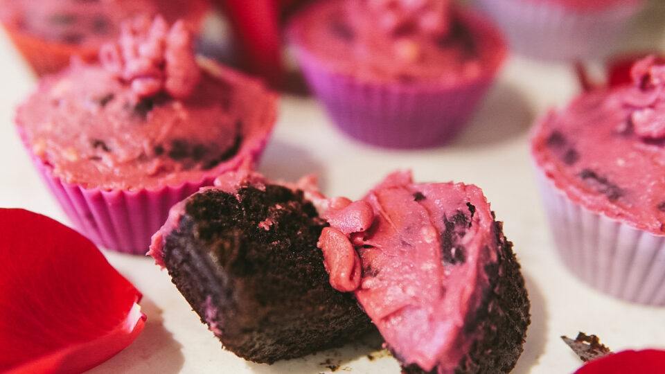 Pink Velvet Cupcakes | Gluten-Free, Vegan Friendly