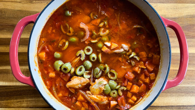 Spanish-Style Chicken and Chorizo Stew