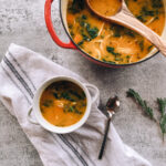 White Bean Butternut Soup with Chicken and Vegetables