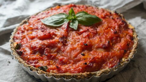 Heirloom Tomato Tart. Perfect to Celebrate Mum!