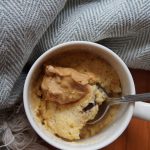 Single Serving Dessert! Peanut Butter Cup Mug Cake